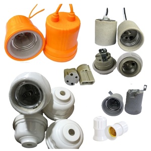 E27 G9 Led Bulb đèn ổ cắm gốm E27 cơ sở cao su E27 cao su IP65 không thấm nước giữ đèn với dây cáp - Product Image 1