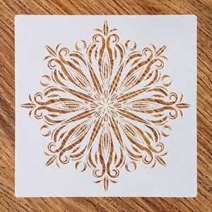 <span class=keywords><strong>Plantillas</strong></span> de Mandala para Pintar en la Pared, de Plástico PET, Reutilizables, Cortadas con Láser, de 30 cm, Personalizadas, al por Mayor - Product Image 6