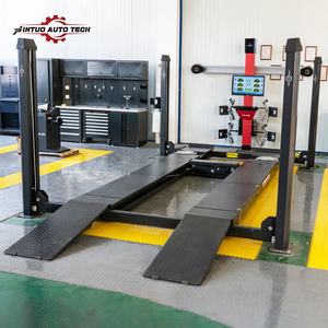 Jintuo un conjunto completo de equipo de vehículo elevador de coche elevador de tijera hidráulico máquina de alineación de ruedas 3D para la venta - Product Image 3