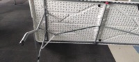 Table pliante rectangulaire en plastique HDPE de 180 cm (6 pieds) pour pique-nique en extérieur, Mesas Plegables pour l'extérieur