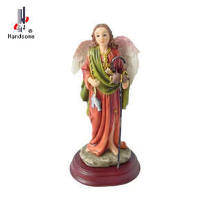 12-Inch 30.5cm renkli İlahi merhamet heykeli özelleştirilebilir dini sanat beyaz altın reçine dini görüntüler reçine el sanatları ev dekorasyonu - Product Image 2