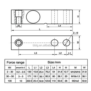 Xe tăng quy mô sàn quy mô cắt chùm tải tế bào trọng lượng cảm biến 10t - Product Image 5
