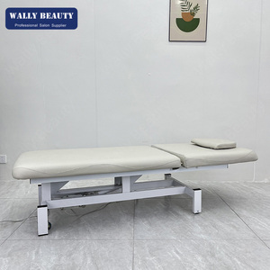 Wallybeauty Lit <span class=keywords><strong>esthétique</strong></span> portable bon marché 3 sections pieds en bois avec trou pour le visage <span class=keywords><strong>Table</strong></span> de massage pliante - Product Image 4