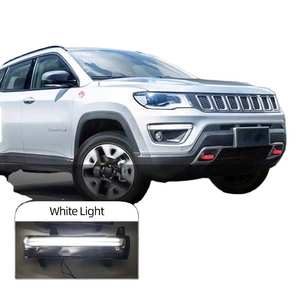 Luz de Circulación Diurna LED MINGLIDA de Alta Calidad, Amarillo Blanco, 12V, para Compass 2017, Accesorios para Automóviles - Product Image 1