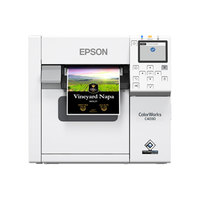 Imprimante d'étiquettes couleur jet d'encre haute résolution Epson CW-C4030 pour l'étiquetage des bouteilles de boissons, d'aliments et de produits de santé