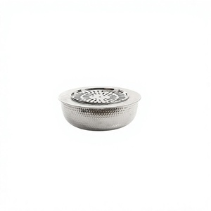 Chauffe-théière martelé en aluminium de la plus haute qualité de forme ronde Dallah pour la vaisselle à la maison - Product Image 1