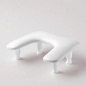 Adjustable Height U-Shaped Nail Armrest Cushion PU Leather Portable Hand <b>Pillow</b> Holder for Manicure Salon - Product Image 5