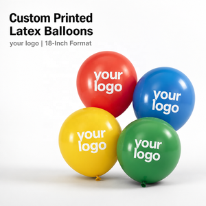 Ballons personnalisés pas chers avec logo imprimé pour anniversaire, Thanksgiving, décoration de fête, 18 pouces, latex uni bleu, <span class=keywords><strong>blanc</strong></span>, or, rose - Product Image 3