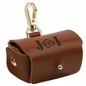 Coussin porte-bague pour chien, boîte à bague de mariage personnalisée pour animal de compagnie, pochette porte-bijoux en cuir - Product Image 3