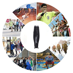 Còi Điện Tử Ba Giai Điệu Còi Điện Cầm Tay Có Dây Buộc Đèn Pin Cho Huấn Luyện Viên Trọng Tài Sinh Tồn Ngoài Trời - Product Image 6