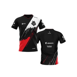 Nouveau T-shirt League of Legends <span class=keywords><strong>LOL</strong></span> imprimé en 3D en mélange de coton, coupe ample, maillot d'équipe de joueur professionnel, design à manches courtes, style Hip Hop - Product Image 2