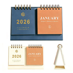 Calendrier personnalisé avec cadre <span class=keywords><strong>photo</strong></span>, cadeau de bureau, reliure spirale ou agrafée, impression quotidienne et mensuelle, calendrier mural ou de bureau 2026 - Product Image 4