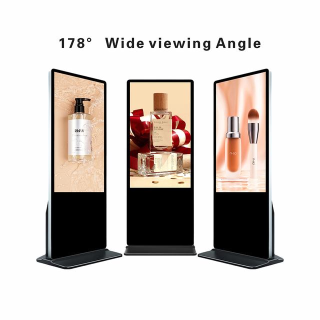 Vertical Digital Poster HD LCD Display Touch Control Floor Mounted All-in-one Advertising Machine with Cloud-Based RDM Platform