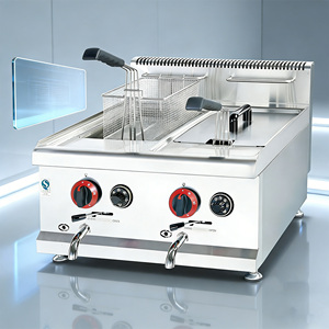 <span class=keywords><strong>Friteuse</strong></span> à beignets professionnelle à gaz avec contrôle de température, <span class=keywords><strong>pour</strong></span> cuisinière à gaz naturel - Product Image 1