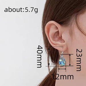Orecchini a Goccia Texturizzati per Donne, Gioielli Versatili alla Moda per le Vacanze Estive - Product Image 5