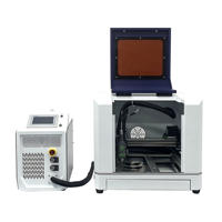 Petite machine de découpe laser à fibre 800W refroidie par air, découpeuse de bureau pour la fabrication artisanale de laiton, du cuivre et de l'acier inoxydable