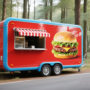 Furgoneta de comida modular compacta <span class=keywords><strong>con</strong></span> diseño personalizado para vendedores del mercado de fin de semana - Product Image 2