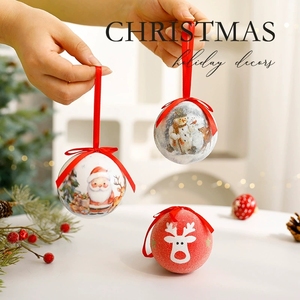 Décorations <span class=keywords><strong>de</strong></span> Noël imprimées personnalisées pour l'extérieur Boule d'ornements d'arbre Pendentif Boules en mousse Impression personnalisée <span class=keywords><strong>de</strong></span> luxe - Product Image 4