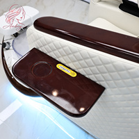 Fauteuil de pédicure électrique multifonctionnel avec station de spa pour les pieds, mobilier de manucure et pédicure pour salon de beauté