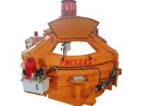 Mélangeurs à béton verticaux de 1,5 m³ avec système d'alimentation par élévateur hydraulique pour la fabrication de briques