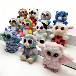 Colección de peluches personalizados con ojos grandes y adorables, set de peluches para niños, animales de peluche con ojos brillantes - Product Image 5