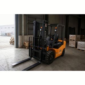 Chariot élévateur à fourches électrique 4x4 avec batterie lithium-ion, hauteur de levage de 3 m, corps monobloc épaissi - Product Image 3