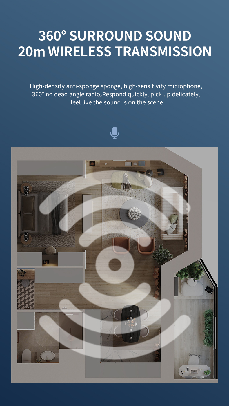 Mini 2Pack Wireless Lapel Microphone Live Stream Type C Phone Wireless Microphone