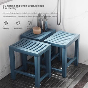 Tabouret <span class=keywords><strong>de</strong></span> <span class=keywords><strong>salle</strong></span> <span class=keywords><strong>de</strong></span> <span class=keywords><strong>bain</strong></span> pliable en bois massif <span class=keywords><strong>de</strong></span> luxe pour personnes âgées, antidérapant, anticorrosion, <span class=keywords><strong>petit</strong></span> <span class=keywords><strong>banc</strong></span> bas avec support pour le lavage des pieds - Product Image 1