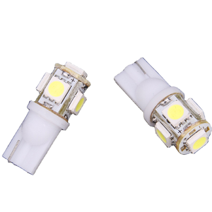 Ampoules LED T10 W5W 5050 5SMD pour l'intérieur de la voiture, 12V, éclairage de <span class=keywords><strong>plaque</strong></span> d'<span class=keywords><strong>immatriculation</strong></span>, clignotants, blanc, rouge, jaune, vert, rose, bleu, ampoules de voiture - Product Image 3
