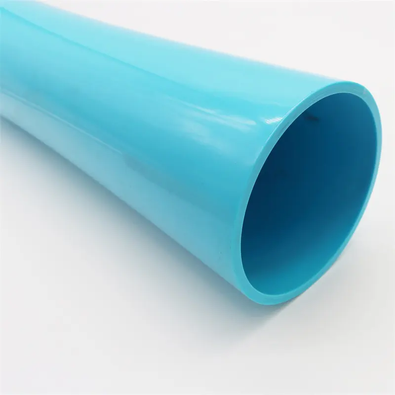 Tùy Chỉnh Nhựa Đùn Ống Ống Đồ Nội Thất Lớp Ống PVC Coloutransparent PVC Ống Đứng Hỗ Trợ Cực