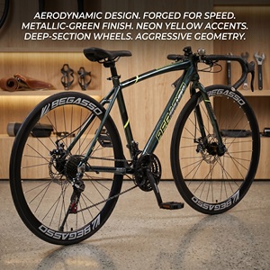 Bicicleta de Carretera Storm 700C Aero Racing, 21 Velocidades, Manillar Curvo, Cuadro de Aleación de Aluminio, Frenos de Disco Mecánicos, Horquilla con Resorte - Product Image 5