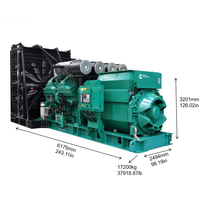Générateur diesel d'urgence ByCummins 2500 kVA 2000 kW 2200 kW 400/230 V triphasé 50 Hz pour centre de données, exploitation minière, centrale électrique ISO CE