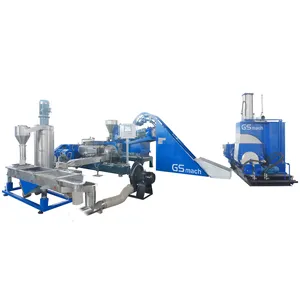Kneader Extrusion Plastic Recycling Machine Cable Wire Granulating Production Line Core Screw Motor