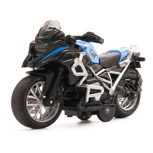 Panda 1:8 elettrico da corsa in metallo modello di bici in lega Diecast giocattolo per ragazzi in metallo modello di auto curvatura di simulazione di plastica decorazione - Product Image 2