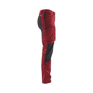 BLAKLADER - 715918455699C32 Women's Service <b>trousers</b> <b>stretch</b> Red/<b>Black</b> - EAN 7330509499146 WORK <b>TROUSERS</b> CARGO WORK <b>TROUSERS</b> - Product Image 5