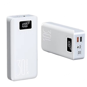 พาวเวอร์แบงค์กลางแจ้ง 30000 มิลลิแอมป์ พร้อมหน้าจอ LED ชาร์จเร็วแบบ Dual PD 18W  ความจุ 30000 มิลลิแอมป์ พร้อมไฟฉาย - Product Image 2