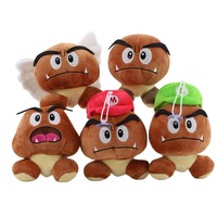 Hwa 100296 Mario Paddestoel Schuld Knuffels Soft Gevulde Custom Animal Toad(Kinopio) Pop