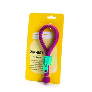 Ouvre-bocal en silicone avec fermeture éclair, multifonctionnel, antidérapant, ouvre-bouteille et ouvre-couvercle, gadget de cuisine - Product Image 4