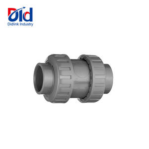 Clapet anti-retour à double union en plastique UPVC/PVC d'approvisionnement d'usine d'<span class=keywords><strong>ERA</strong></span> avec embout à douille - Product Image 5