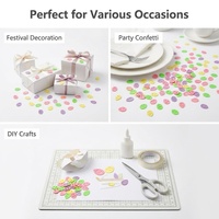 Paillettes en PVC en forme d'œuf de Pâques, écologiques, 15x11mm, épaisseur 0,22-0,25mm, multicolores, décoratives, pour festivals