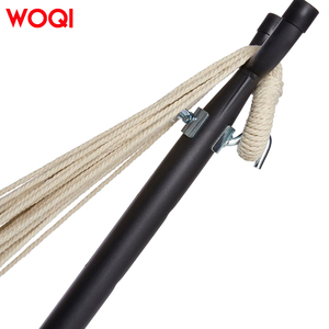 Woqi Xách Tay Bông Vải Cắm Trại Võng Với Đứng Mang Túi Kim Loại Carabiner Dây thừng Và Cây Dây Đeo Cho Đi Bộ Đường Dài Và Du Lịch - Product Image 5