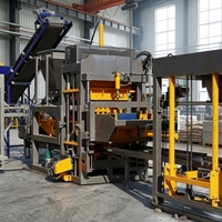 Ligne de production automatique de blocs de ciment Hong Fan QT6-15 haute durabilité, équipement de moulage de briques creuses à haut rendement