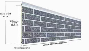 Panneaux sandwich isolants en laine de roche, EPS et <span class=keywords><strong>XPS</strong></span> de qualité supérieure pour chambres froides et hôtels, résistants au feu et à l'eau, écologiques, pour portes de garage - Product Image 3