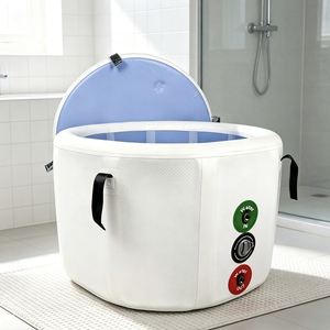Bañera de Hielo Inflable Premium con Sistema de Enfriamiento Completo, Moderna, para el Hogar, Jardín, Recuperación y Bienestar - Product Image 1