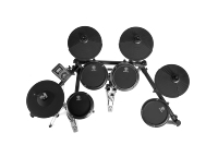 Batterie électronique professionnelle E-Force Music, série Explorer Max, avec supports indépendants pour cymbales, kits de batterie électronique en métal