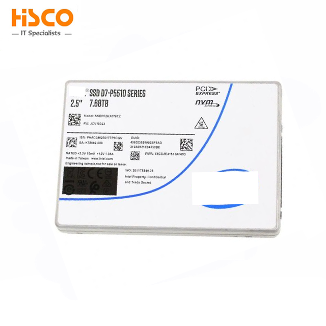 SSDPF2KX076TZ for Intel D7-P5510 Series 7.68tb Pcie 4.0 X4 3d2 Tlc 2.5inch U.2 15mm Solid State Drive SSD