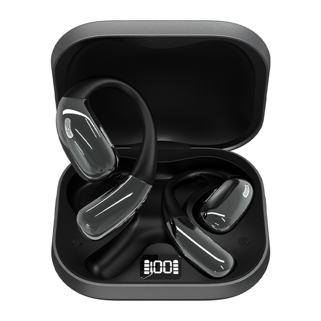 AI Smart Wireless JL V6.0 Real-Time Translation Headset 144 Languages Digital Display ENC Noise Cancellation IPX-5 Waterproof