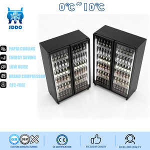 Refrigerador Comercial Vertical con Puerta de Vidrio para Exhibición de Cerveza en Bares - Product Image 2