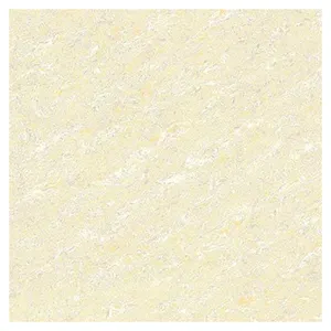 Blanco y amarillo 600x600mm polvo de cristal pulido porcelana para azulejos con Foshan