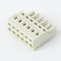 Paire de borniers de câblage rapide 5.0mm MCS Type de presse à tirer Connexion mâle-femelle sans vis pour applications électriques